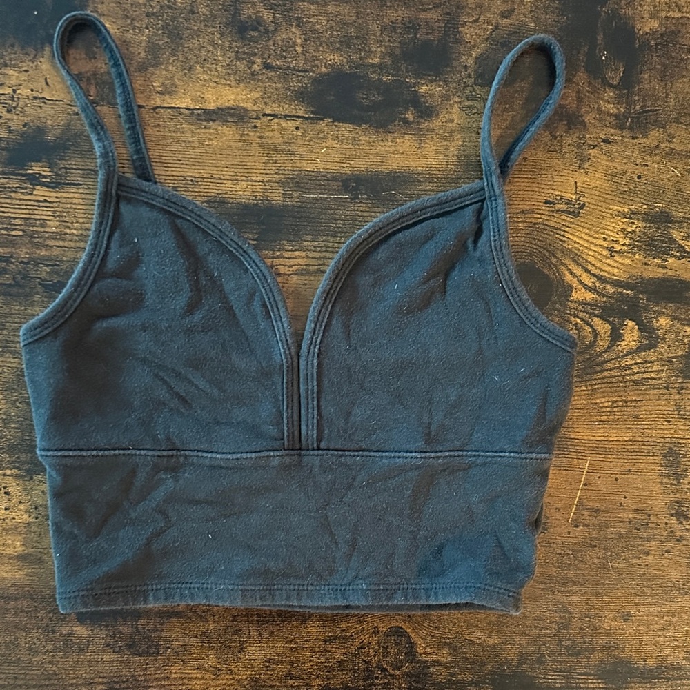 Hollister Black Crop Top